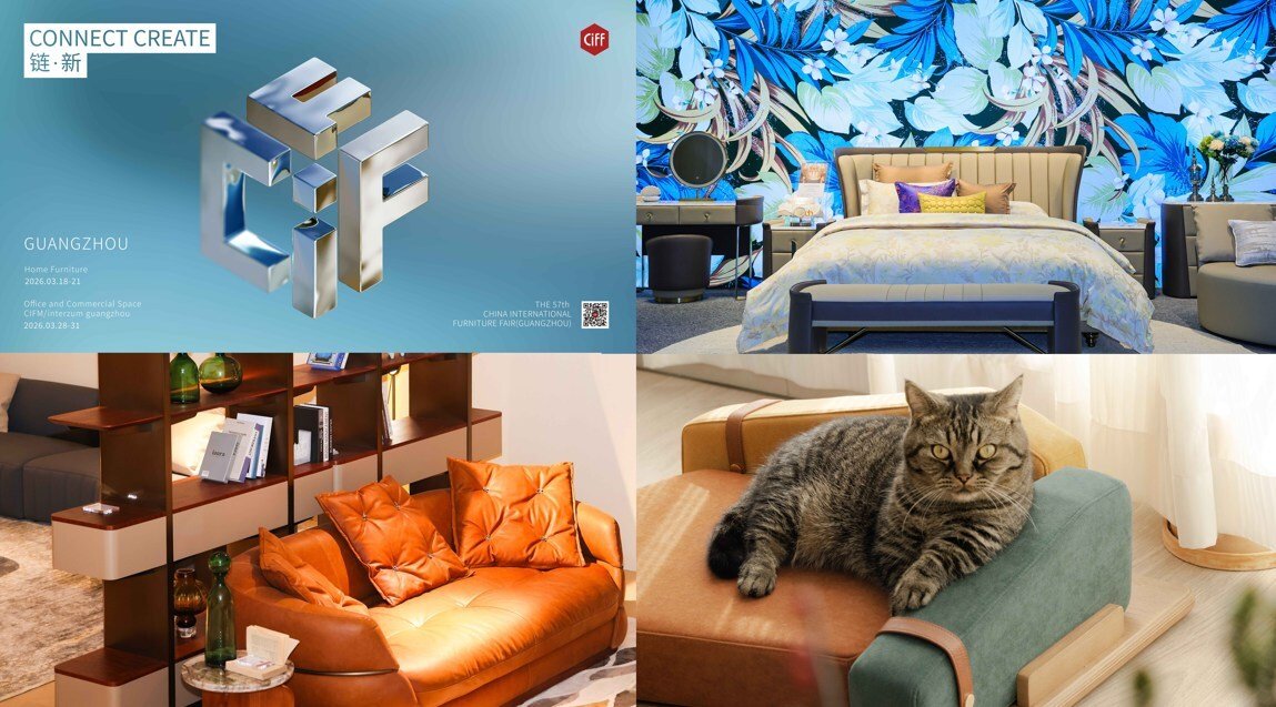From March 18 to 21, 2026, China International Furniture Fair (CIFF Guangzhou) returns with serious scale and sharper intent. Under the theme CONNECT • CREATE, the Home Furniture Exhibition takes over 430,000 square meters in Guangzhou, positioning itself as a front-row seat to global furniture innovation, manufacturing power, and next-gen lifestyles. This is where international brands, buyers, and designers plug directly into China’s supply chain—tracking trends, sourcing smarter, and opening doors to new business across commercial design, upholstered systems, dining and living, outdoor, and home décor. The scope reflects a market in motion—and CIFF is leaning into the shift. Design Leads the Conversation Design is the engine, and East Design Show proves it. Spanning 40,000 square meters and hosting 100+ forward-thinking brands, the platform puts soft furnishings and material innovation center stage—less noise, more substance. Responding to changing demographics and daily rituals, CIFF 2026 sharpens its focus on lifestyle-led solutions. Area D introduces curated showcases for age-friendly living and smart eldercare in the Silver Life section, with around 150 companies exploring how design can support longevity with dignity. Nearby, Pet Life captures the rise of human–pet co-living, translating emotional bonds into thoughtful furniture and interiors. A dedicated 10,000-square-meter Smart Living zone dives into intelligent sleep systems and health-monitoring tech—design that doesn’t just look good, but actively supports well-being. Outdoor, Décor, and Conscious Design Outdoor living expands into a 50,000-square-meter ecosystem, celebrating nature-driven lifestyles and innovation across materials, comfort, and durability. Meanwhile, the home décor sector leans into sustainability and cultural heritage, reflecting a global appetite for design that carries meaning, responsibility, and craft. Made for the World On the production side, dining and living room furniture scale up with confidence. Covering 120,000 square meters and bringing together 800+ manufacturers, this segment reinforces CIFF’s “Made for the World” positioning—where efficient supply chains meet design-driven manufacturing and premium output. SOFA PLUS returns bigger and better, with improved navigation and services tailored for international buyers, cementing its role as a global gateway for Chinese sofa brands ready to scale beyond borders.
