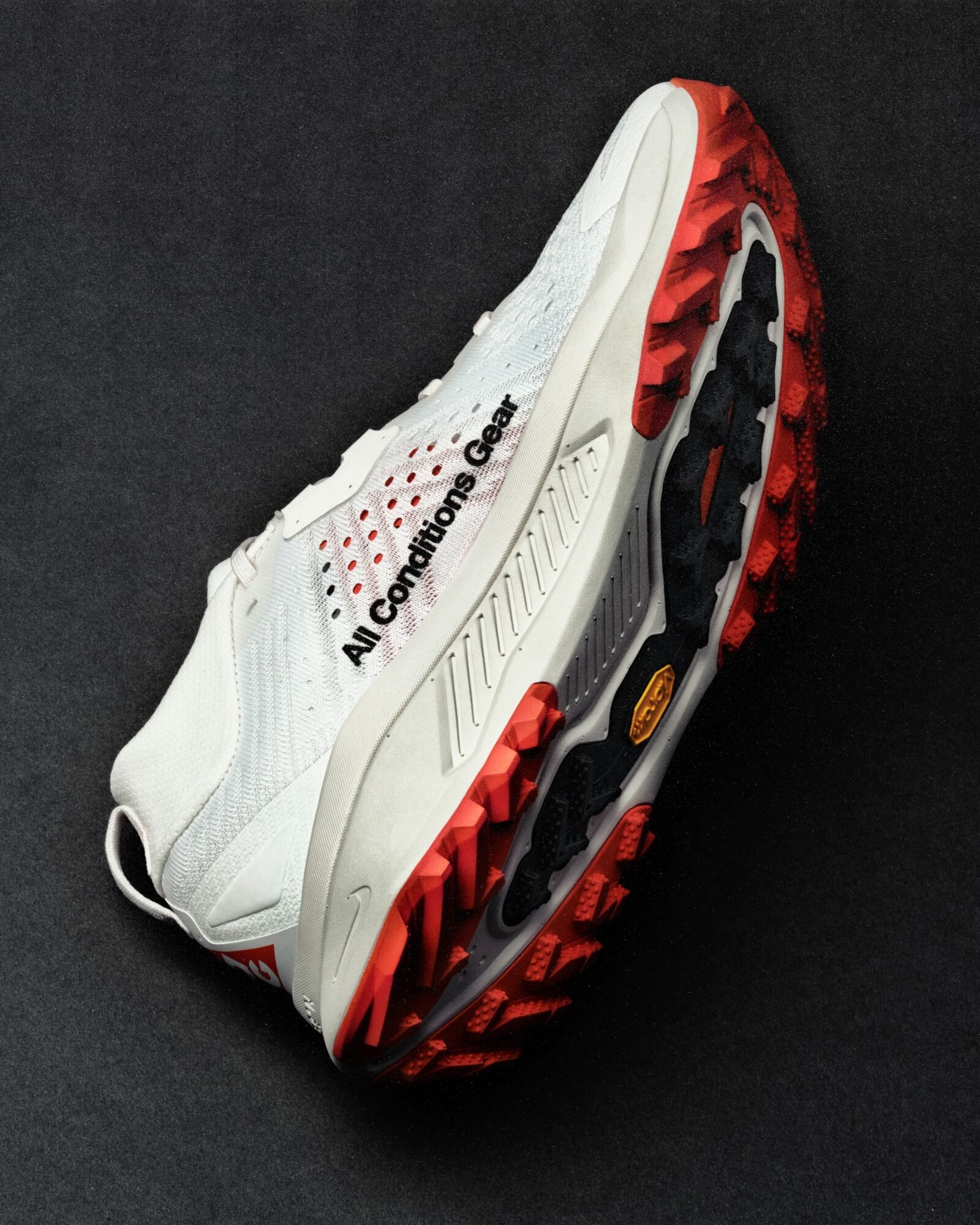 Nike is introducing the ACG Zegama: a rugged, athlete-tested silhouette that combines premium cushioning, protection and traction to help runners move across the world’s wildest terrain — all day and all night. Built for ultramarathons and long days in the mountains, the ACG Zegama is the most rugged model in the All Conditions running footwear lineup, offering runners a max cushioned ride that leaves no distance or terrain off limits. “The ACG Zegama is designed, tested and engineered for max cushioning and comfort for the most rugged trail adventures,” says Brenden McAleese, Director, Nike ACG Footwear. “Thanks to feedback from athletes who push the limits, we've obsessed every detail to ensure the ACG Zegama can handle any distance. From the moment you lace up, the wider toe box and trail-tuned ZoomX foam are noticeable, helping you venture into wild, technical terrain in confidence.” The latest evolution in the trusted Zegama lineage of trail running footwear positions exposed ZoomX foam directly below the foot, delivering a comfortable ride and 85 percent energy return. ZoomX, Nike’s lightest and most responsive midsole compound, also pairs with a bed of Cushlon 3.0 foam to offer runners an added sense of stability on uneven trails. A Vibram Megagrip outsole with an improved lug pattern and strategic rubber coverage provides unparalleled traction in both dry and wet conditions, improves confidence and control on rugged terrain, and delivers long-lasting durability, meeting the rigors of every run head-on. A forefoot rock plate helps runners move across rocky trails, and a modified heel bump improves foot placement in technical terrain. A new, trail-specific last provides a more accommodating fit by adding room in the forefoot and toe box. A stretchier, more adaptive gaiter helps keep out rocks and other trail debris. Padding in the tongue and heel offer more comfort over long distances, and a fit band drives additional midfoot support and consistent lockdown. “The ACG Zegama has the same comfort and stability as its predecessor, which I already loved as a daily trainer, and adds more responsiveness that makes it really fun to race in,” says Caleb Olson, a member of the All Conditions Racing Department and winner of the 2025 Western States Endurance Run. “It’s a sturdy shoe that’s a great option for more technical races, when I’m moving through rocky terrain and need my feet to be comfortable and cushioned all day.” Every aspect of the ACG Zegama was informed by feedback from the All Conditions Racing Department: 22 elite trail athletes from eight countries and five U.S. states who have put the silhouette through its paces in race-like environments around the world, covering 50 to 100 miles at a time. Many athletes tested the ACG Zegama for up to eight weeks, logging upward of 400 miles. Their feedback, combined with dynamic Nike ACG wear testing during development, helped designers fine-tune the silhouette to the exact demands of ultramarathons and the audacious athletes who run them. “I first tried the ACG Zegama a few days before a major race on a ridiculously steep and rocky course,” says Tyler Green, All Conditions Racing Department athlete, two-time Western States runner-up and top 10 UTMB finisher. “It’s rare that I’d jump right into a new shoe so soon before a big race, but I made an exception for the ACG Zegama, and it was the right choice. The shoe feels excellent right out of the box; the traction is stellar; and, of course, it looks really good.” The ACG Zegama draws on Nike ACG’s legacy, beginning in the 1980s, of creating footwear that’s light, fast and speaks trail fluently — delivering bold solutions matched only by the tenacity of the athlete who chooses wild. The silhouette is also powered by Nike’s 50-year history as the biggest champion of runners and the running community, as well as the brand’s continued commitment to creating the most technologically advanced products to help runners across all disciplines reach their greatest potential. It joins an unparalleled lineup of trail-tuned offerings, road running footwear and racing innovations that serve the needs of all athletes, no matter where and how they choose to run. The Nike ACG Zegama will be available in summer 2026 at nike.com and select retail partners.